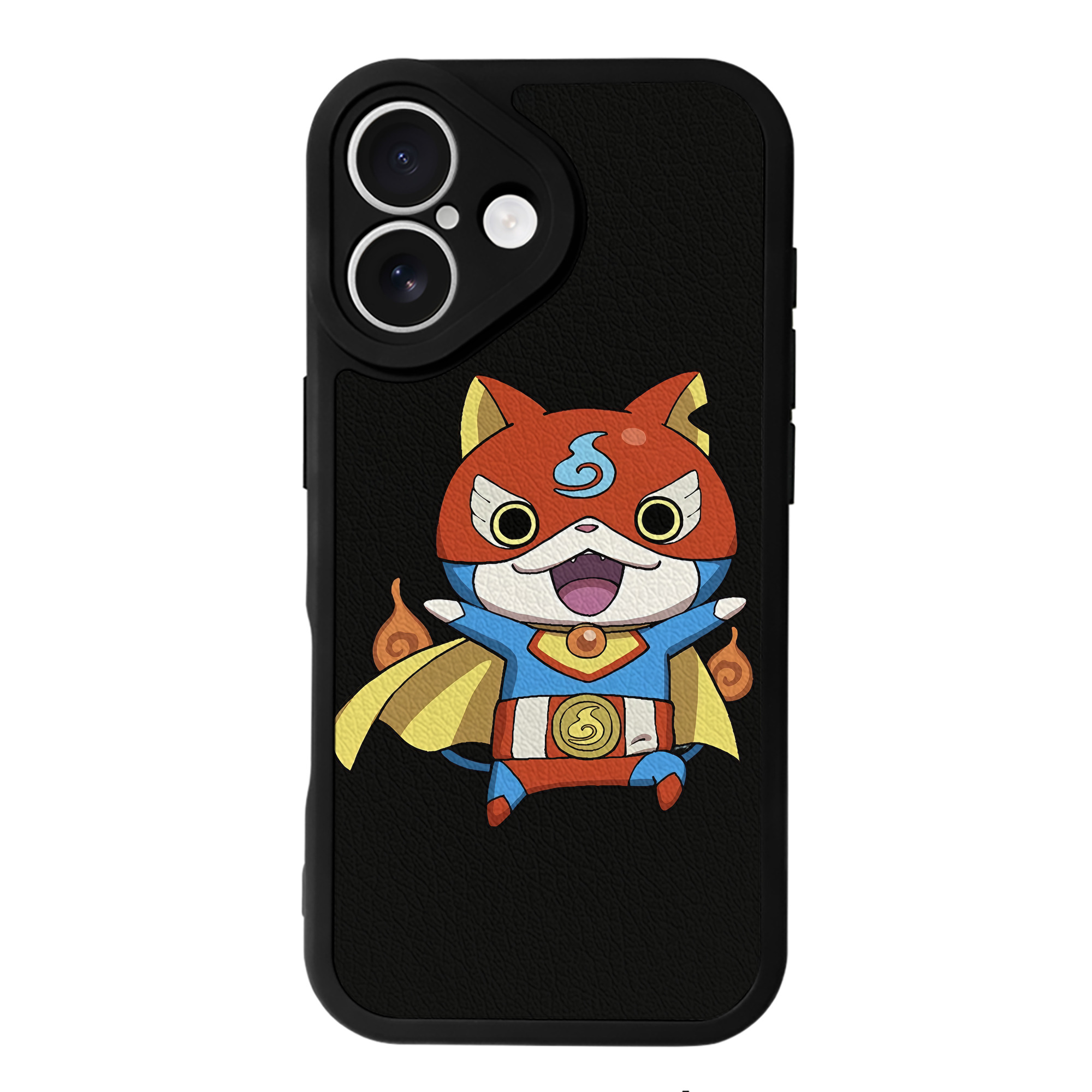 （画像用） 妖怪ウォッチ Yo-kai Watch 【iPhone 16シリーズ対応】シリコンスマホケース（レザー調） 材質：シリコン